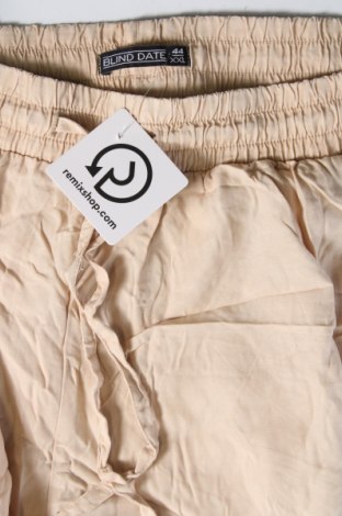 Pantaloni de femei Blind Date, Mărime XL, Culoare Bej, Preț 26,99 Lei