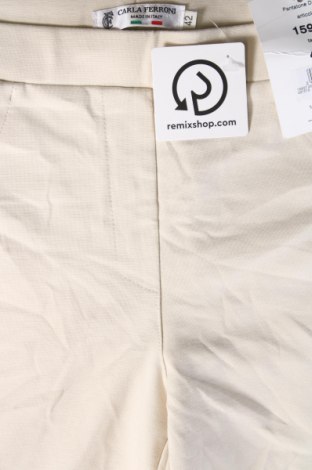 Pantaloni de femei Carla Ferroni, Mărime L, Culoare Bej, Preț 45,99 Lei