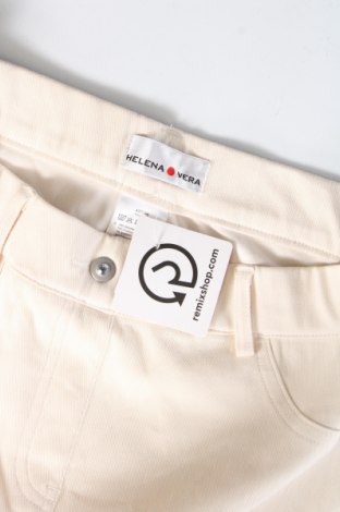 Damenhose Helena Vera, Größe M, Farbe Ecru, Preis 14,79 €