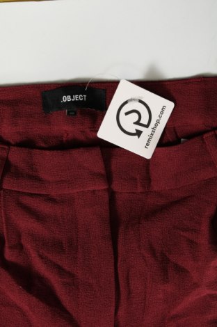 Pantaloni de femei Object, Mărime L, Culoare Roșu, Preț 27,99 Lei