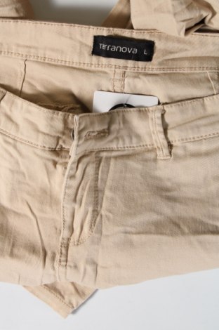 Damenhose Terranova, Größe L, Farbe Beige, Preis € 5,99