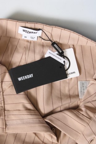 Damenhose Weekday, Größe XS, Farbe Braun, Preis € 10,51