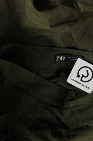 Pantaloni de femei Zara, Mărime S, Culoare Verde, Preț 88,99 Lei