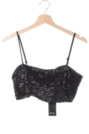 Damentop Nasty Gal, Größe XXS, Farbe Schwarz, Preis 5,49 €