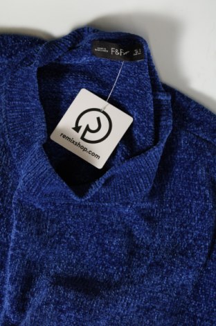 Damenpullover F&F, Größe XS, Farbe Blau, Preis 9,49 €