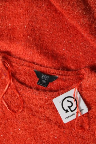 Damenpullover F&F, Größe M, Farbe Orange, Preis € 4,49