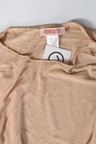 Damski sweter Kontatto, Rozmiar M, Kolor Beżowy, Cena 32,99 zł