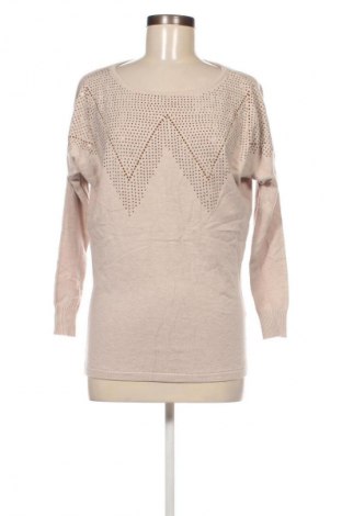 Damenpullover M&V, Größe L, Farbe Beige, Preis 8,49 €