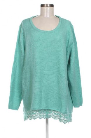 Damenpullover Mia Moda, Größe 4XL, Farbe Grün, Preis € 14,99