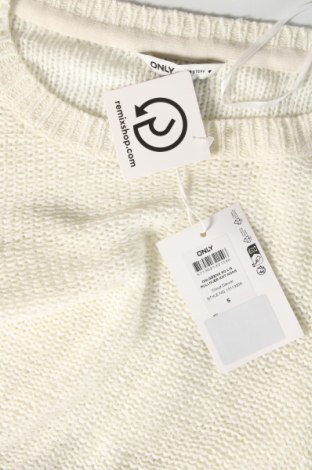 Damski sweter ONLY, Rozmiar S, Kolor Biały, Cena 82,99 zł