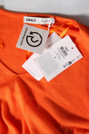 Damenpullover ONLY, Größe M, Farbe Orange, Preis € 14,99