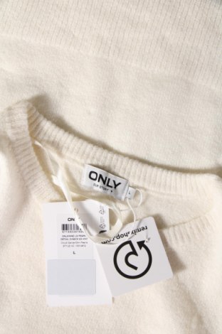 Damski sweter ONLY, Rozmiar L, Kolor Biały, Cena 82,99 zł