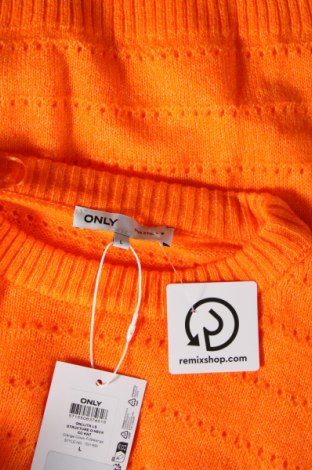 Damenpullover ONLY, Größe L, Farbe Orange, Preis 14,99 €