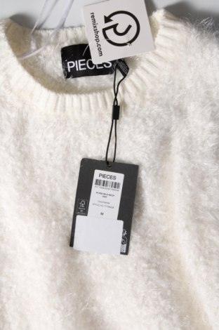 Pulover de femei Pieces, Mărime M, Culoare Alb, Preț 102,99 Lei