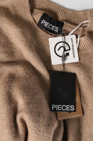 Damenpullover Pieces, Größe L, Farbe Beige, Preis € 16,49