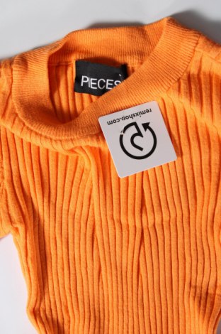 Damenpullover Pieces, Größe M, Farbe Orange, Preis € 16,49