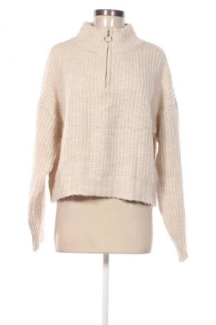 Damski sweter Stradivarius, Rozmiar L, Kolor Biały, Cena 37,99 zł