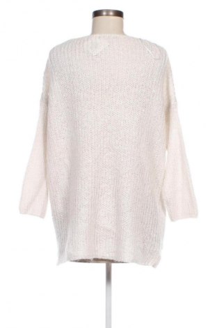 Damenpullover Zara, Größe L, Farbe Weiß, Preis 8,99 €