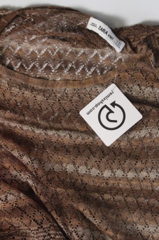 Dámsky pulóver Zara Knitwear, Veľkosť S, Farba Hnedá, Cena  3,45 €