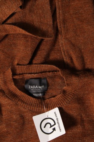 Dámský svetr Zara Knitwear, Velikost S, Barva Hnědá, Cena  199,00 Kč