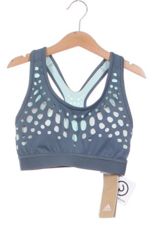 Damen Sporttop Adidas, Größe XS, Farbe Grau, Preis 12,99 €