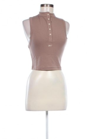 Damen Sporttop Reebok, Größe S, Farbe Beige, Preis 18,49 €