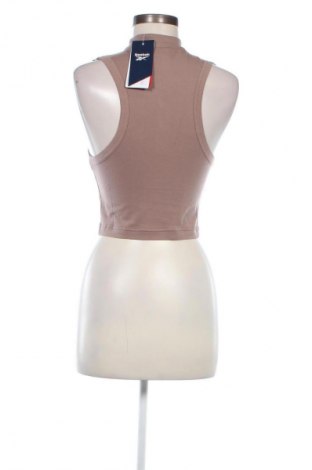 Damen Sporttop Reebok, Größe S, Farbe Beige, Preis 18,49 €