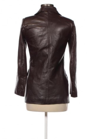 Damen Lederjacke Stefanel, Größe S, Farbe Braun, Preis 61,99 €