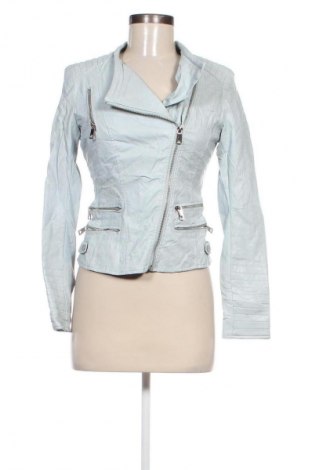 Damen Lederjacke, Größe XS, Farbe Blau, Preis 24,99 €