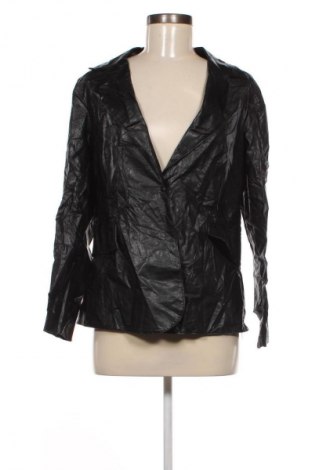 Damen Lederjacke, Größe L, Farbe Schwarz, Preis 12,49 €