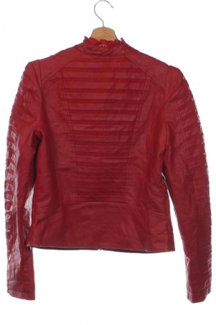 Damen Lederjacke, Größe XS, Farbe Rot, Preis 30,99 €