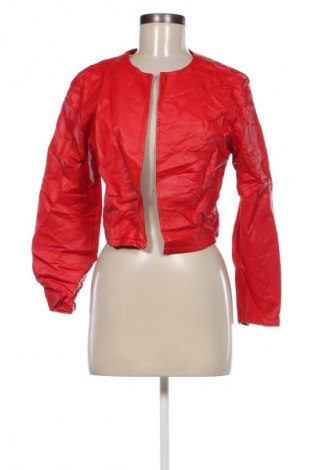 Damen Lederjacke, Größe XL, Farbe Rot, Preis 18,99 €