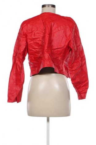 Damen Lederjacke, Größe XL, Farbe Rot, Preis 20,99 €