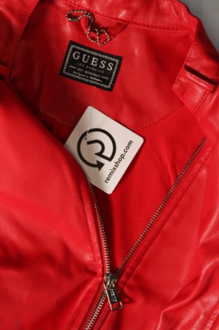 Damen Lederjacke Guess, Größe L, Farbe Rot, Preis 50,32 €