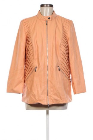 Damen Lederjacke Helena Vera, Größe L, Farbe Orange, Preis 17,99 €