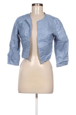 Damen Lederjacke Made In Italy, Größe L, Farbe Blau, Preis 14,49 €