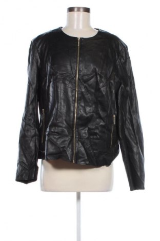 Damen Lederjacke Oviesse, Größe XL, Farbe Schwarz, Preis 18,99 €