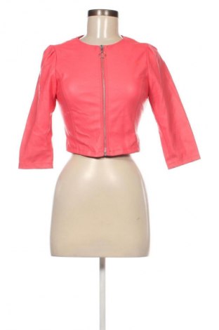 Damen Lederjacke Terranova, Größe XS, Farbe Rosa, Preis 26,99 €