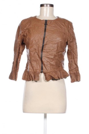 Damen Lederjacke Vogue, Größe L, Farbe Braun, Preis 17,99 €