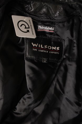 Дамско кожено яке Wilsons Leather, Размер M, Цвят Черен, Цена 56,19 лв.