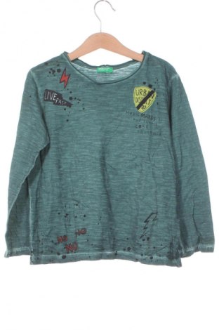 Kinder Shirt United Colors Of Benetton, Größe 6-7y/ 122-128 cm, Farbe Grün, Preis 5,99 €