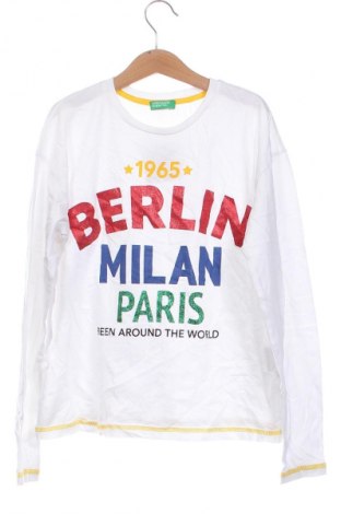 Kinder Shirt United Colors Of Benetton, Größe 10-11y/ 146-152 cm, Farbe Weiß, Preis € 3,99