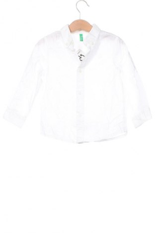 Dziecięca koszula United Colors Of Benetton, Rozmiar 18-24m/ 86-98 cm, Kolor Biały, Cena 25,99 zł