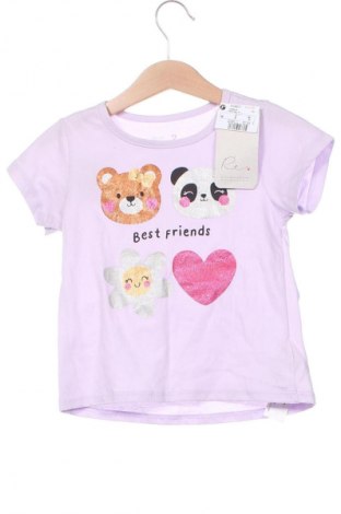 Dziecięcy T-shirt, Rozmiar 18-24m/ 86-98 cm, Kolor Fioletowy, Cena 23,55 zł