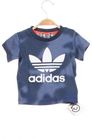 Dziecięcy T-shirt Adidas Originals, Rozmiar 6-9m/ 68-74 cm, Kolor Niebieski, Cena 52,99 zł