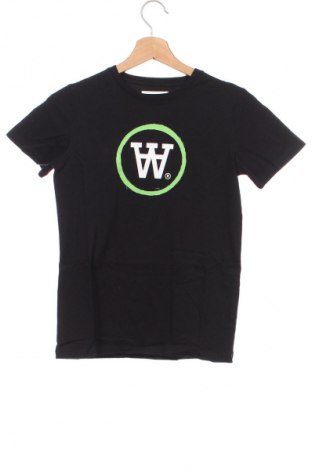 Dziecięcy T-shirt Double A by Wood Wood, Rozmiar 11-12y/ 152-158 cm, Kolor Czarny, Cena 49,99 zł