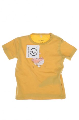 Kinder T-Shirt Name It, Größe 2-3m/ 56-62 cm, Farbe Gelb, Preis 3,79 €