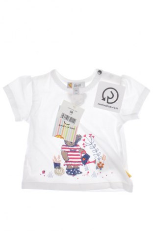 Dziecięcy T-shirt Steiff, Rozmiar 1-2m/ 50-56 cm, Kolor Biały, Cena 49,49 zł