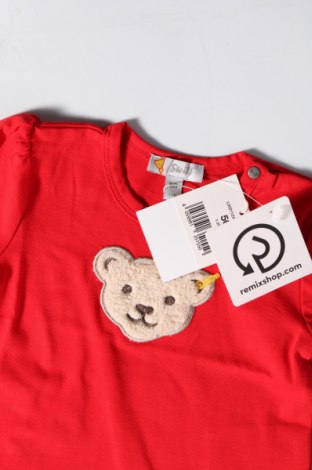 Kinder T-Shirt Steiff, Größe 1-2m/ 50-56 cm, Farbe Rot, Preis € 9,29