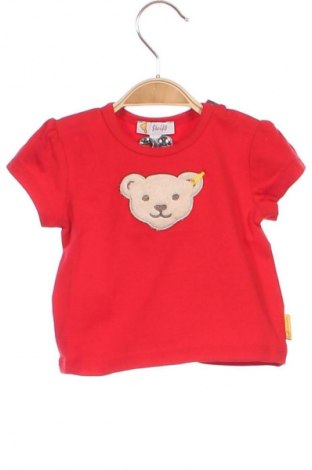 Kinder T-Shirt Steiff, Größe 1-2m/ 50-56 cm, Farbe Rot, Preis 7,49 €